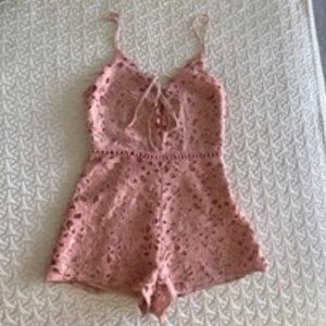 Kendall and Kylie lace romper